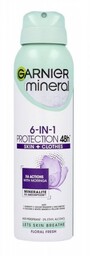 GARNIER Mineral Dezodorant spray 6in1 Protection 48h Floral