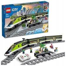 Lego City 60337 Ekspresowy pociąg pasażerski Lokomotywa tory