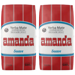 Yerba Mate Zestaw Amanda Suave 2x500g 1kg