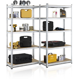 2x REGAŁ MAGAZYNOWY 180x90x40 CM 1750KG METALOWY PÓŁKI