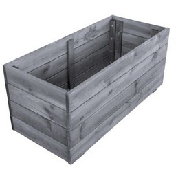 Kwietnik drewniany szary 88 x 39 x 40