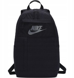 Nike plecak szkolny Męski czarny Z Kieszeniami
