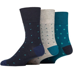 Gentle Grip 3PACK męskie skarpety bezuciskowe, FOUNDRY, zdrowotne
