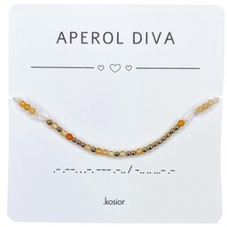 Pakamera Bransoletka prezent - APEROL DIVA - Awenturyn,