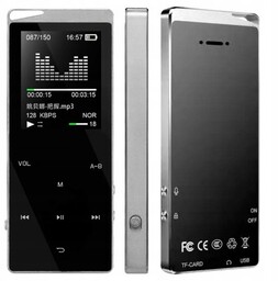 Odtwarzacz MP4 z Bluetooth 8GB Srebrny
