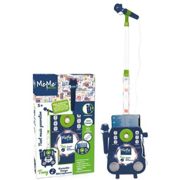 Karaoke z mikrofonami i głośnikiem