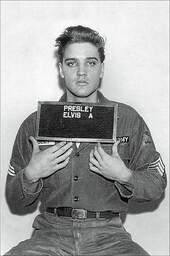 Elvis Presley Mugshot - plakat