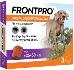 FRONTPRO DOG XL tabletki na pchły i kleszcze