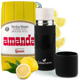 Zestaw Startowy Yerba Mate Amanda Limon 500g +