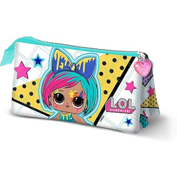 LOL Surprise Art -Piórnik Potrójny, Wielokolorowy, 23 x