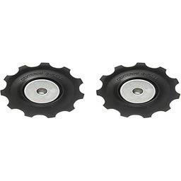Shimano Deore M593 4524667948148 Kółka do Przerzutek, Srebrny/Czarny,