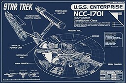 Star Trek NCC-1701 - plakat