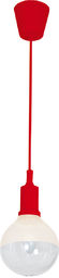 Milagro BUBBLE RED ML462 lampa wisząca czerwony klosz