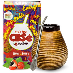 Zestaw Yerba Mate: CBSe Energia Guarana + Tykwa