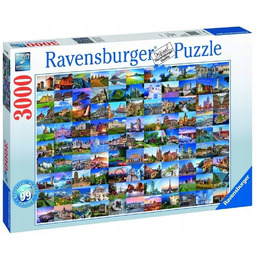 Puzzle 3000 99 Pięknych Miejsc W Europie