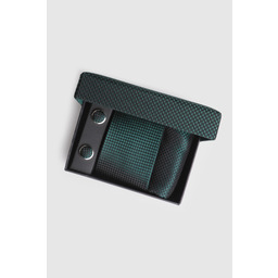 Zestaw krawat z poszetką i spinką 00002A61SXA