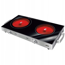 Kuchenka ceramiczna Elektryczna 2 Pola Grzewcze Mpm MKE-23