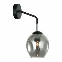 Kinkiet nowoczesny Borgo WL-30843-1 BK+SG czarny Italux