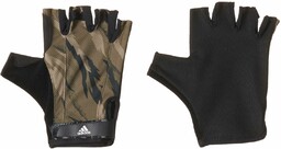 Adidas, Train Glove Gr, rękawiczki, czarne/zielone orbit/fokus oliwkowy/biały,