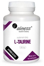 Aliness L-Taurine 800 mg, 100 kaps.