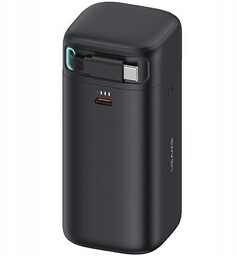 Usams Powerbank ze zwijanym kablem Usb-c Retractable 18000