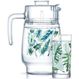LUMINARC Dzbanek Tropical Foliage 1.6 l + 6