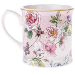 Kubek porcelanowy Roses, 400 ml