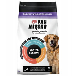 Pan Mięsko Dental & Senior M 9kg Sucha