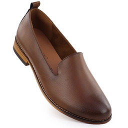 Półbuty damskie lordsy brązowe Potocki 19337