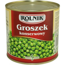 Rolnik groszek konserwowy 2,6 kg