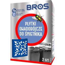 BROS - Płytki owadobójcze do śmietnika 2szt.