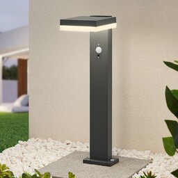 Zewnętrzna Lampa Lindby, Laira, czarny, metal, nowoczesny