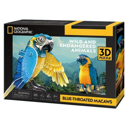 Cubic Fun Puzzle 3D National Geographic Zagrożone zwierzęta