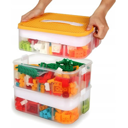Pudełko Pojemnik Na Lego zabawki klocki organizer