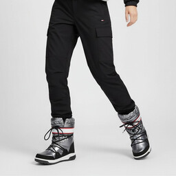 Tommy Hilfiger Srebrne Śniegowce Damskie Buty