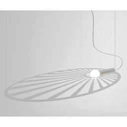 Lumes Biała industrialna lampa wisząca - EX596 T8-A75