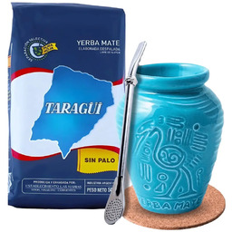 Zestaw Taragui Despalada Yerba Mate Sin Palo +