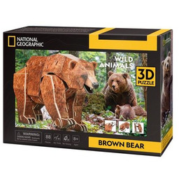 Cubic Fun Puzzle 3D National Geographic Zagrożone zwierzęta
