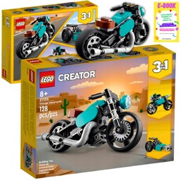 LEGO KLOCKI CREATOR 3 w 1 MOTOCYKL VINTAGE