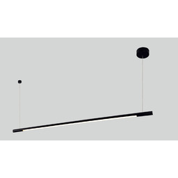 ORGANIC HORIZON lampa wisząca liniowa 150 cm czarna