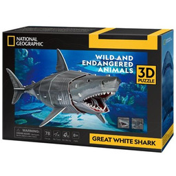 Cubic Fun Puzzle 3D National Geographic Zagrożone zwierzęta