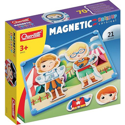Quercetti- Magnetic Dress Up-karnawał, 4421, Wielokolorowy