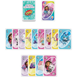 Mattel UNO Junior Koci Domek Gabi gra karciana