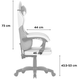 Huzaro Fotel gamingowy Force 2.7 Grey