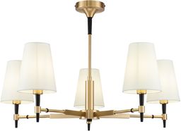 Maytoni Zaragoza H001CL-05BS lampa wisząca metalowa rama mosiądz.