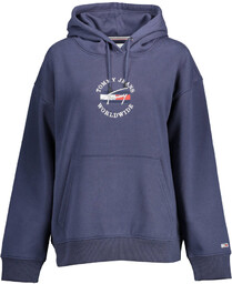 BLUZA TOMMY HILFIGER BEZ ZAMKA DAMSKA NIEBIESKA
