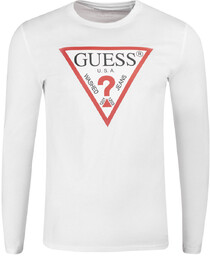 Guess Koszulka Męska Z Długim Rękawem Cn Ls