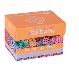 Klocki konstrukcyjne Waffle mini pastel 500