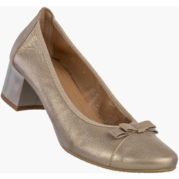 Czółenka Damskie Skórzane Buty Na Klocku Eleganckie Darex