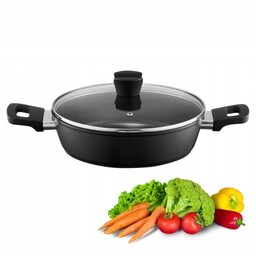 Ambition Alto Patelnia Głęboka 32 CM +pokrywka Qualum
